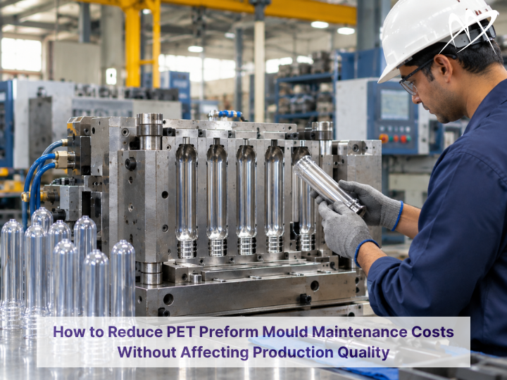 PET preform mould maintenance and inspection for production quality